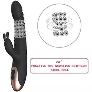 Rabbit Vibrator Dildo for Women Vaginal Health,G Spot Vibrators with Bunny Ears, Waterproof Clitorals Stimulator Adult Toys for 