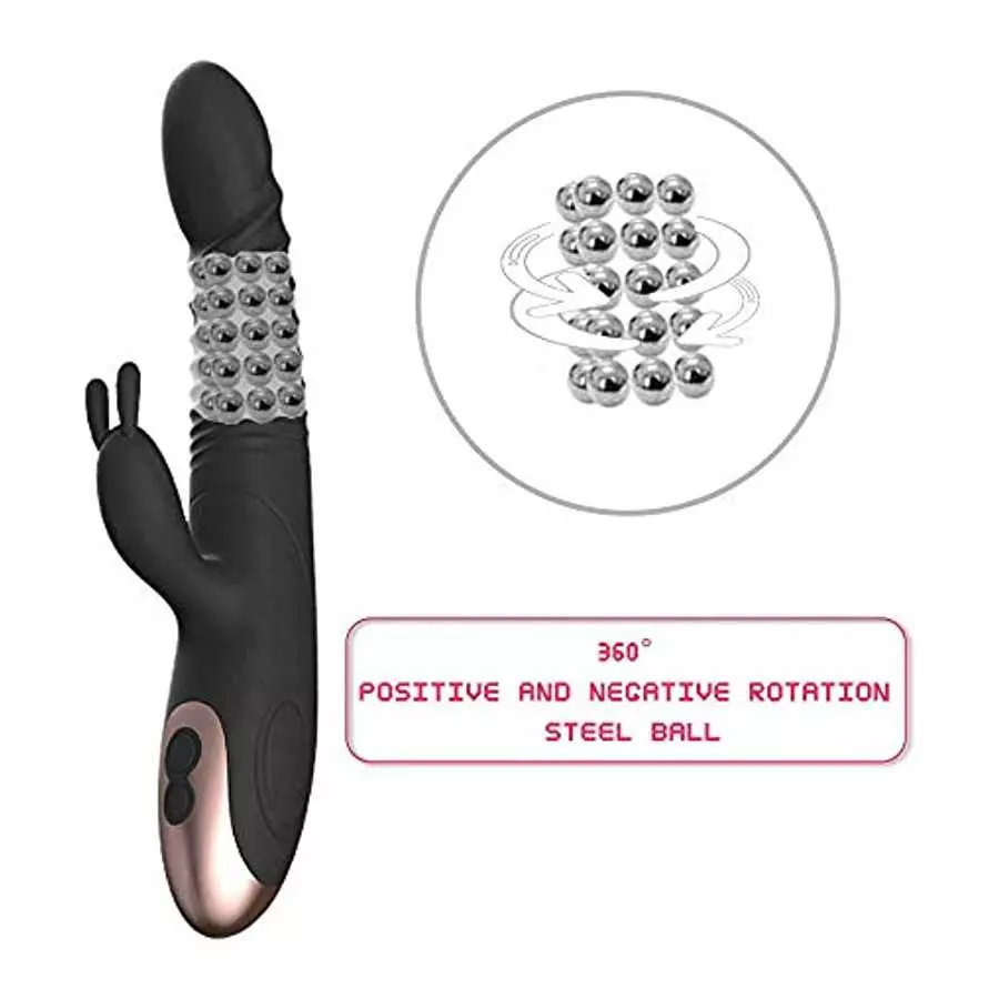 Rabbit Vibrator Dildo for Women Vaginal Health,G Spot Vibrators with Bunny Ears, Waterproof Clitorals Stimulator Adult Toys for 