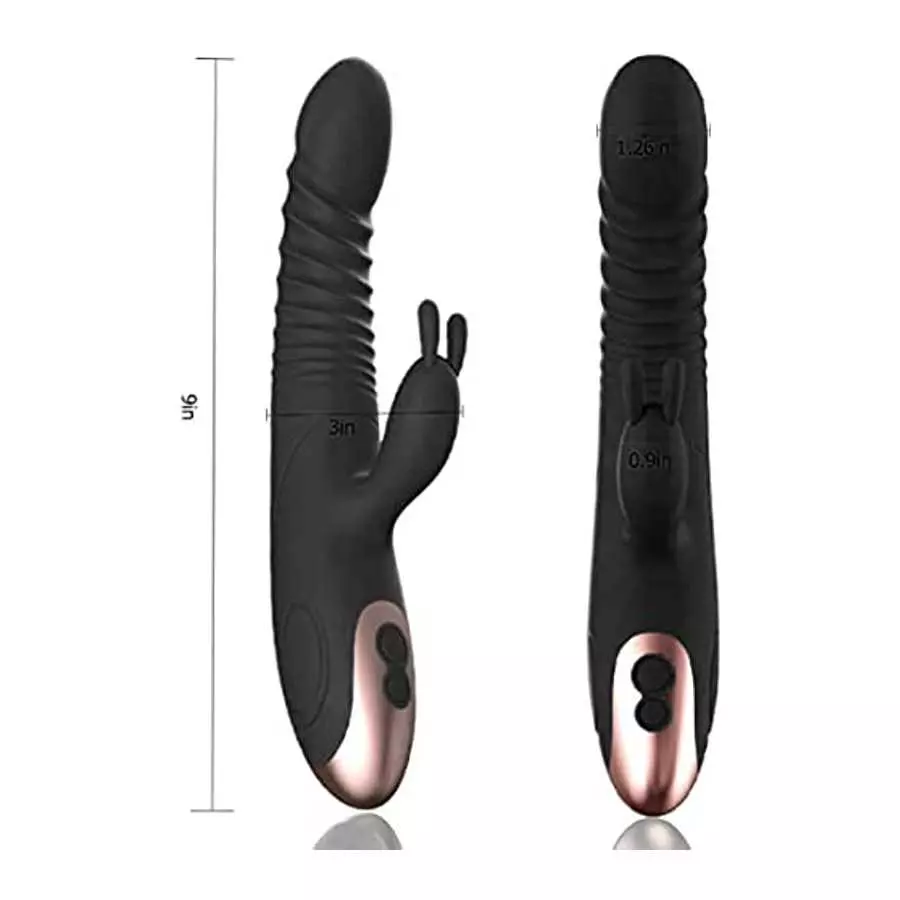 Rabbit Vibrator Dildo for Women Vaginal Health,G Spot Vibrators with Bunny Ears, Waterproof Clitorals Stimulator Adult Toys for 