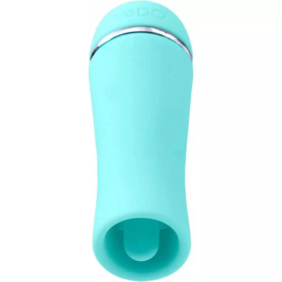 VeDO LIKI Rechargeable Flicker Clitoral Vibrator Sex Toy for Women (Tease Me Turquoise)
