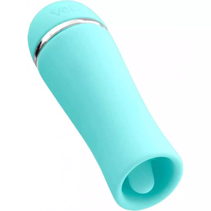 VeDO LIKI Rechargeable Flicker Clitoral Vibrator Sex Toy for Women (Tease Me Turquoise)
