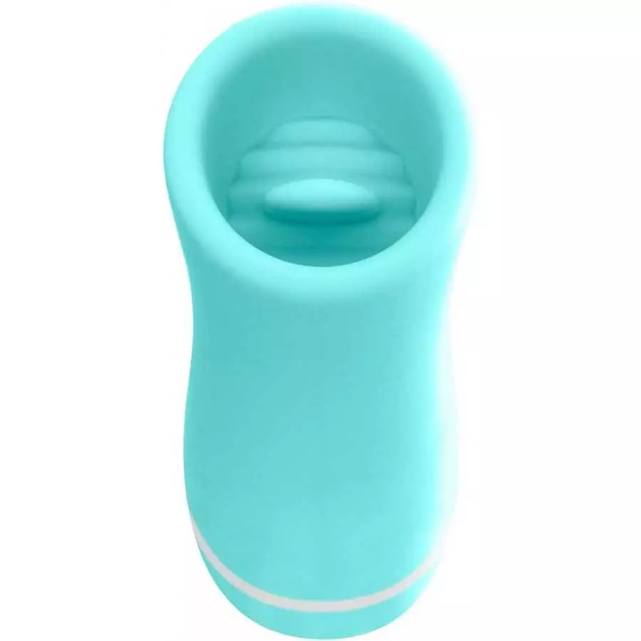 VeDO LIKI Rechargeable Flicker Clitoral Vibrator Sex Toy for Women (Tease Me Turquoise)
