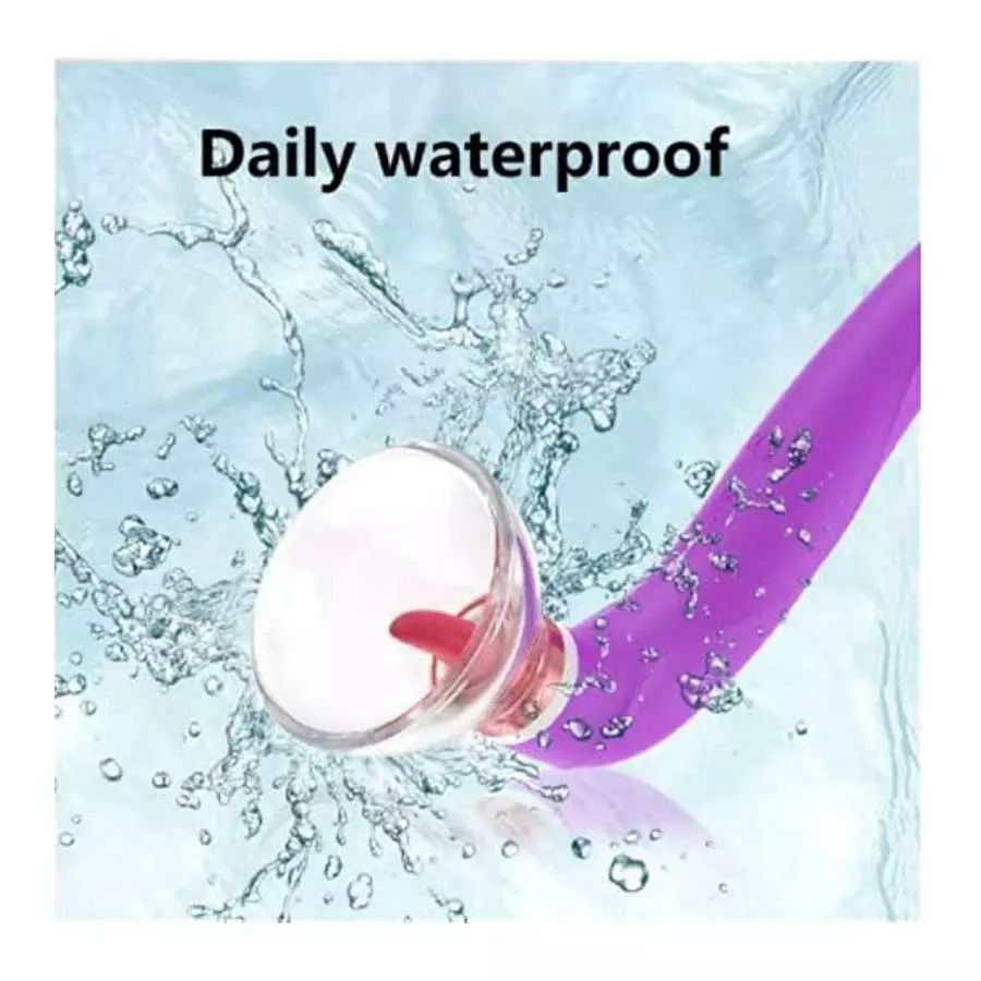 G Spot Tongue Sucking Licking Vibrator with 8 Suction Modes & 10 Tail Vibration Modes & 5 Licking Modes, Sex Toy for Women Oral 