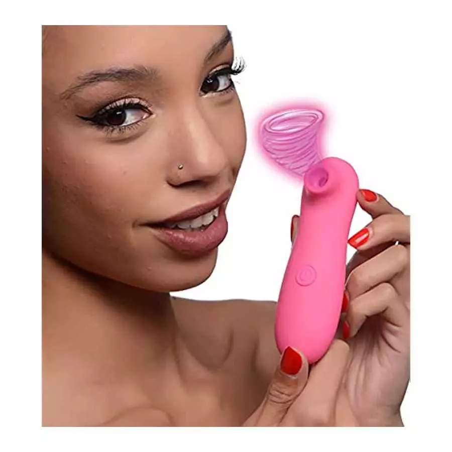 Shegasm Travel Sidekick 10X Suction Clit Stimulator, Pink, (AG780) Shegasm Travel Sidekick 10X Suction Clit Stimulator, Pink, (AG780)