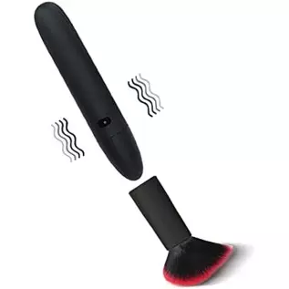 Pearlsvibe Bullet Vibrator, Makeup Brush Toy for Precision Clitoral Stimulation with 10 Vibration Modes, G Spot Vibrator Mini Ni