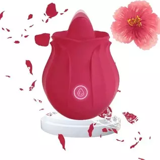 Rose Sex Toy for Woman - Rose Vibrator Pleasure Rose Sex Toy Clit Sucker Adult Sensory Toys Clitoral Stimulator with 10 Vibratin