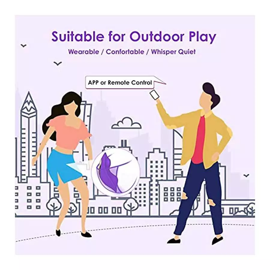 Adult Sex Toys for Woman Pleasure, 9 Flapping Wearable Penty Vibrator with APP & Remote Control, Butterfly Vibrating Panties for