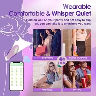 Adult Sex Toys for Woman Pleasure, 9 Flapping Wearable Penty Vibrator with APP & Remote Control, Butterfly Vibrating Panties for Adult Sex Toys for Woman Pleasure, 9 Flapping Wearable Penty Vibrator with APP & Remote Control, Butterfly Vibrating Panties for