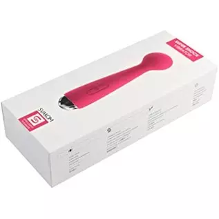SVAKOM Mini Emma 100% Waterproof Powerful Electric Wand Massager Rechargeable Vibrator for Women(Plum Red) SVAKOM Mini Emma 100% Waterproof Powerful Electric Wand Massager Rechargeable Vibrator for Women(Plum Red)