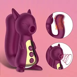 MOONA 2in1 Upgrade Stimulator for Women with 10 Suction Modes & Thrusting Modes Vibrator Dildo Adult Squirrel Sex Toys for Coupl MOONA 2in1 Upgrade Stimulator for Women with 10 Suction Modes & Thrusting Modes Vibrator Dildo Adult Squirrel Sex Toys for Coupl