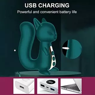 MOONA 2in1 Upgrade Stimulator for Women with 10 Suction Modes & Thrusting Modes Vibrator Dildo Adult Squirrel Sex Toys for Coupl MOONA 2in1 Upgrade Stimulator for Women with 10 Suction Modes & Thrusting Modes Vibrator Dildo Adult Squirrel Sex Toys for Coupl