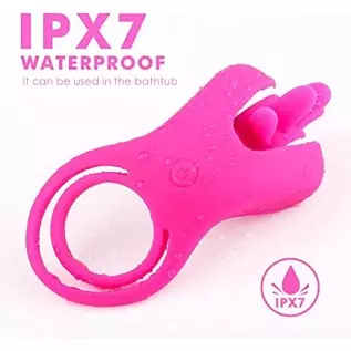 Clitoral Licking Vibrator for Women, Rotating Tongue Clitoris Stimulation, Clit Tongue Stimulator Vaginal Breast Nipple Massager