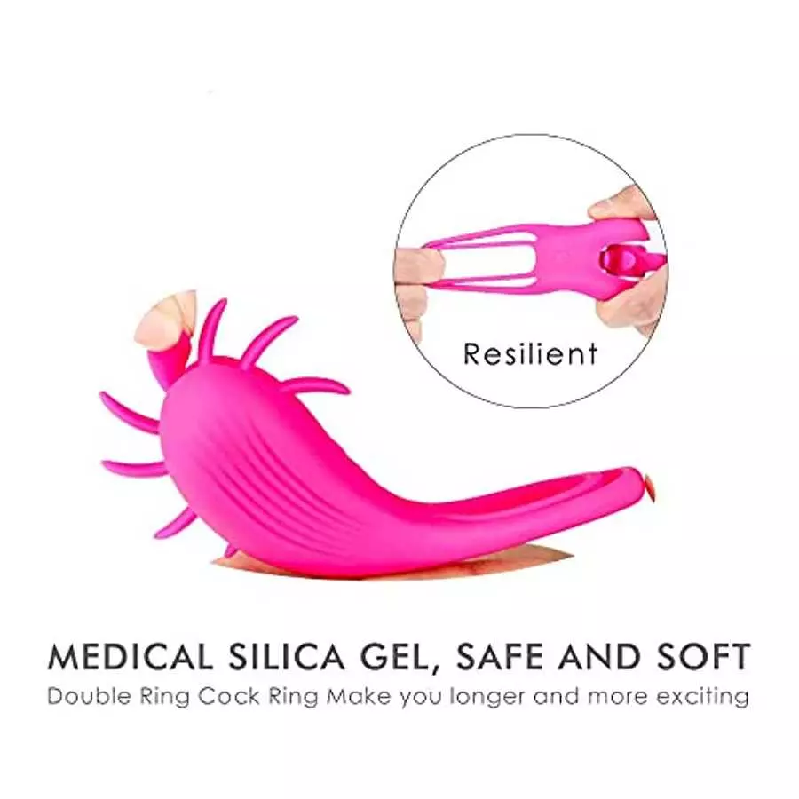 Clitoral Licking Vibrator for Women, Rotating Tongue Clitoris Stimulation, Clit Tongue Stimulator Vaginal Breast Nipple Massager