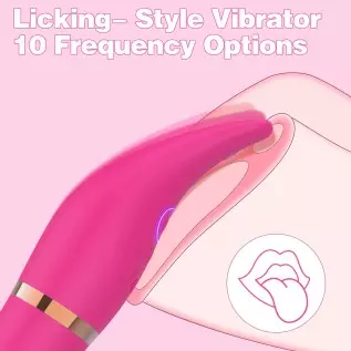 G-Spot Vibrator Realistic Dildo YIRSA Clitoral Stimulator Rabbit Vibrator with 10 Licking & Telescopic Modes, Waterproof Vagina G-Spot Vibrator Realistic Dildo YIRSA Clitoral Stimulator Rabbit Vibrator with 10 Licking & Telescopic Modes, Waterproof Vagina