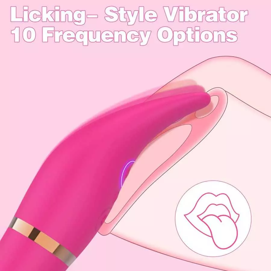 G-Spot Vibrator Realistic Dildo YIRSA Clitoral Stimulator Rabbit Vibrator with 10 Licking & Telescopic Modes, Waterproof Vagina 