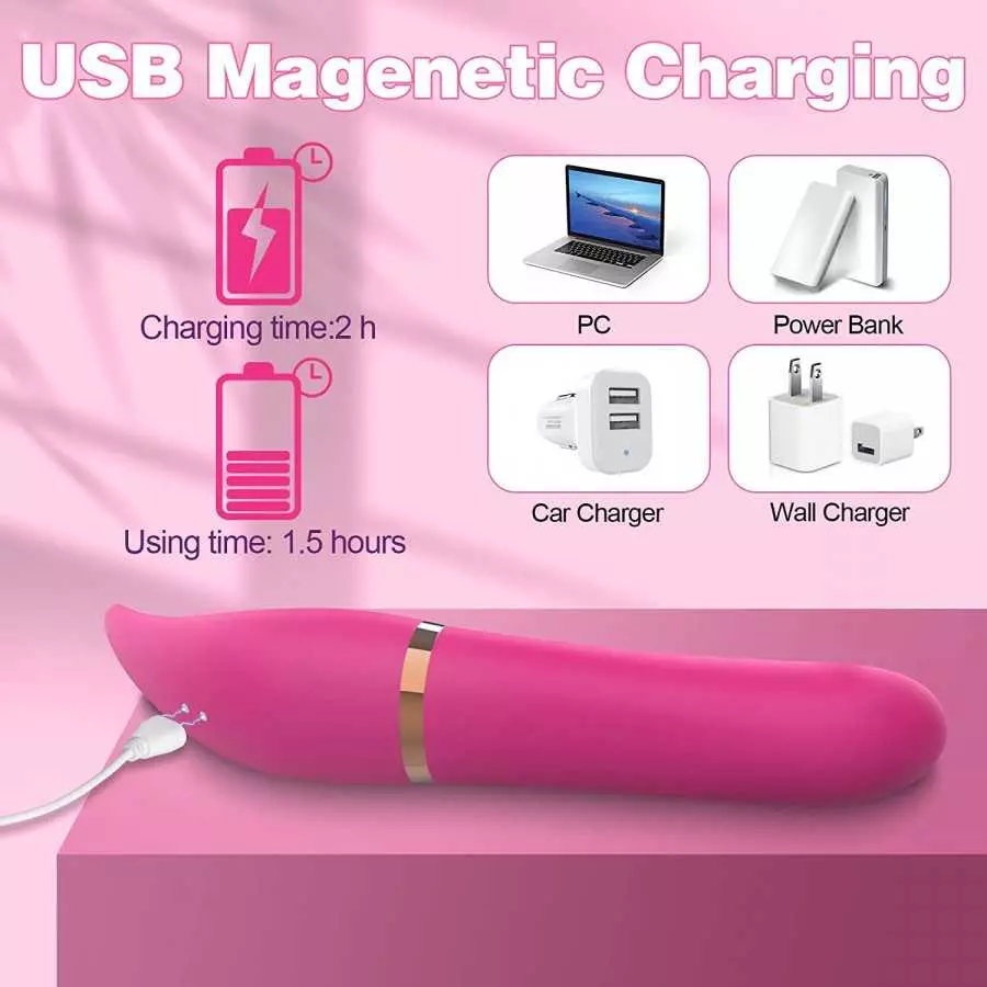 G-Spot Vibrator Realistic Dildo YIRSA Clitoral Stimulator Rabbit Vibrator with 10 Licking & Telescopic Modes, Waterproof Vagina 