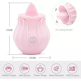 Female Sexual Pleasure Rose Toy Sex Rose Rechargeable Adult Female Couple Toy Powerful Tongue and Licking 10 Mode Sucking Toy fo Female Sexual Pleasure Rose Toy Sex Rose Rechargeable Adult Female Couple Toy Powerful Tongue and Licking 10 Mode Sucking Toy fo