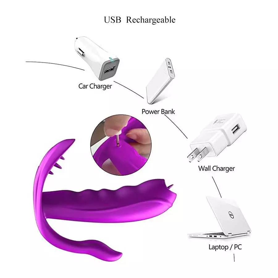 Mimic Finger Clitoral Tongue Vibrator,Dildos Vaginal G Spot Vibrator Nipple Clit Licker Stimulator,Mini Vibrator,7 Modes Adult T