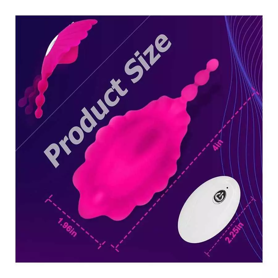 Rose Toy Vibrator for Women, Tongue Licking Vibrator with Vibrating Egg, Clitoral Stimulator G Spot Vibrator with 10 Powerful Mo