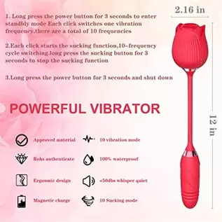 Dual Head Sex Tongue for Licking and Sucking, Rose Toy Women Pleasure, Clitorals Stimulator, Electric Relaxing, Woman Suction 10 Dual Head Sex Tongue for Licking and Sucking, Rose Toy Women Pleasure, Clitorals Stimulator, Electric Relaxing, Woman Suction 10