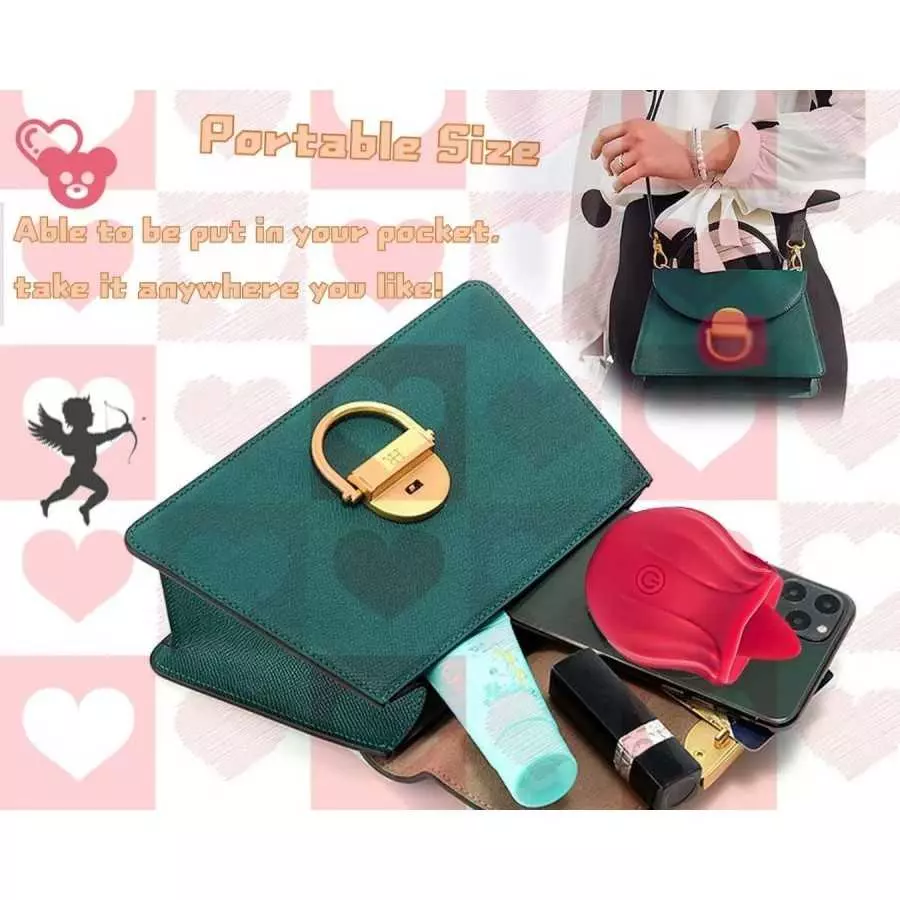 Rose Toy, Rose Sex Stimulator for Women, Clitoralis Stimulator for Women 10 Modes Adult Toy Machine Pleasure Valentine's Day Gif