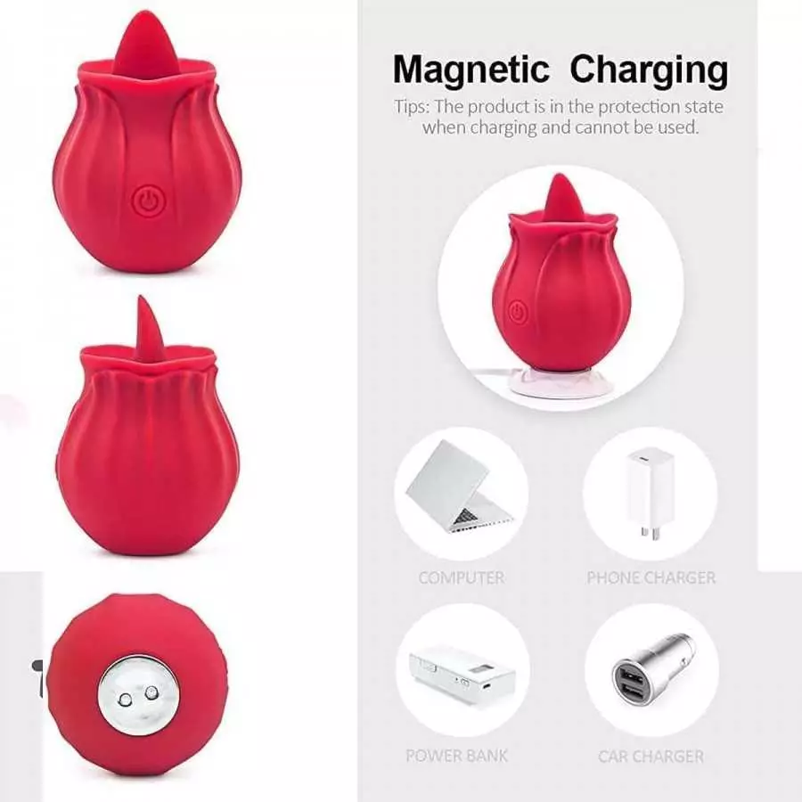 Rose Toy, Rose Sex Stimulator for Women, Clitoralis Stimulator for Women 10 Modes Adult Toy Machine Pleasure Valentine's Day Gif