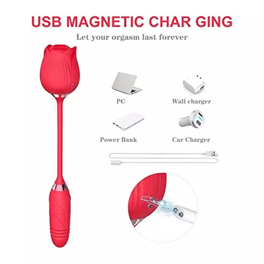 BALLZZ 2022 Newly Roses Toys for Women - Anniversary Birthday Gifts for Women-Red