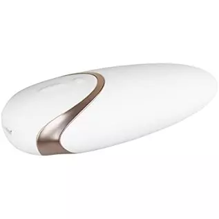 EIS Lay-On Vibrator - Discreet Clitoral Stimulator, 7 Vibration Programs - Skin-Friendly Silicone, Battery Operated
