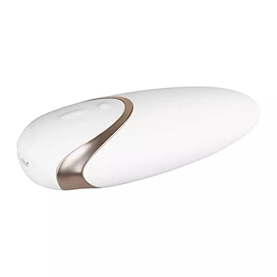 EIS Lay-On Vibrator - Discreet Clitoral Stimulator, 7 Vibration Programs - Skin-Friendly Silicone, Battery Operated