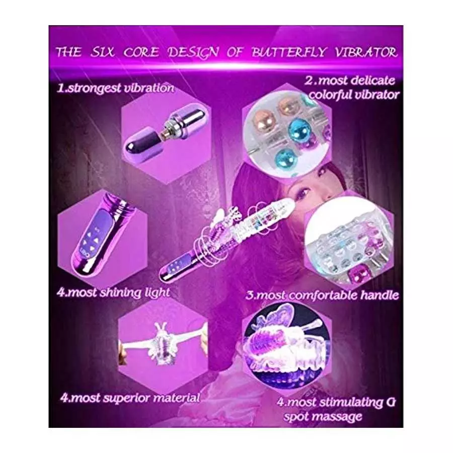 Thrusting Vibrator Clitoralis Stimulator for Women Toy Rose Telescopic Sucking Butterfly Clitoral Heating Orgasm Vagina pleasura