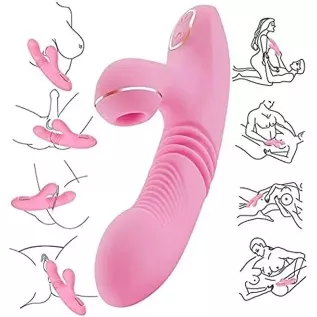 Rose Sex Toys for Women - 4in1 Rose Sex Stimulator for Women with 2 Sucking Cups, Clitoral Nipple Vibrator with 7 Tongue Licking Rose Sex Toys for Women - 4in1 Rose Sex Stimulator for Women with 2 Sucking Cups, Clitoral Nipple Vibrator with 7 Tongue Licking