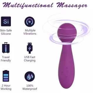 Clitoral Vibrators Wand Massager, Powerful Personal Women Pleasure Sexy Toys