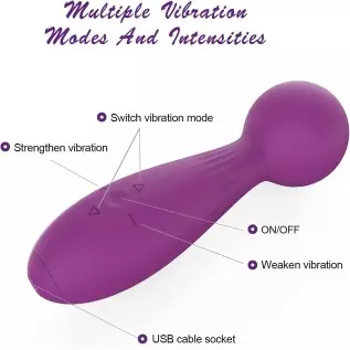 Clitoral Vibrators Wand Massager, Powerful Personal Women Pleasure Sexy Toys
