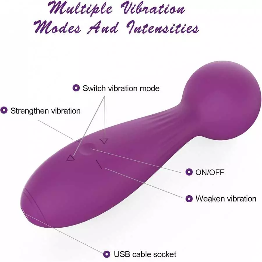 Clitoral Vibrators Wand Massager, Powerful Personal Women Pleasure Sexy Toys