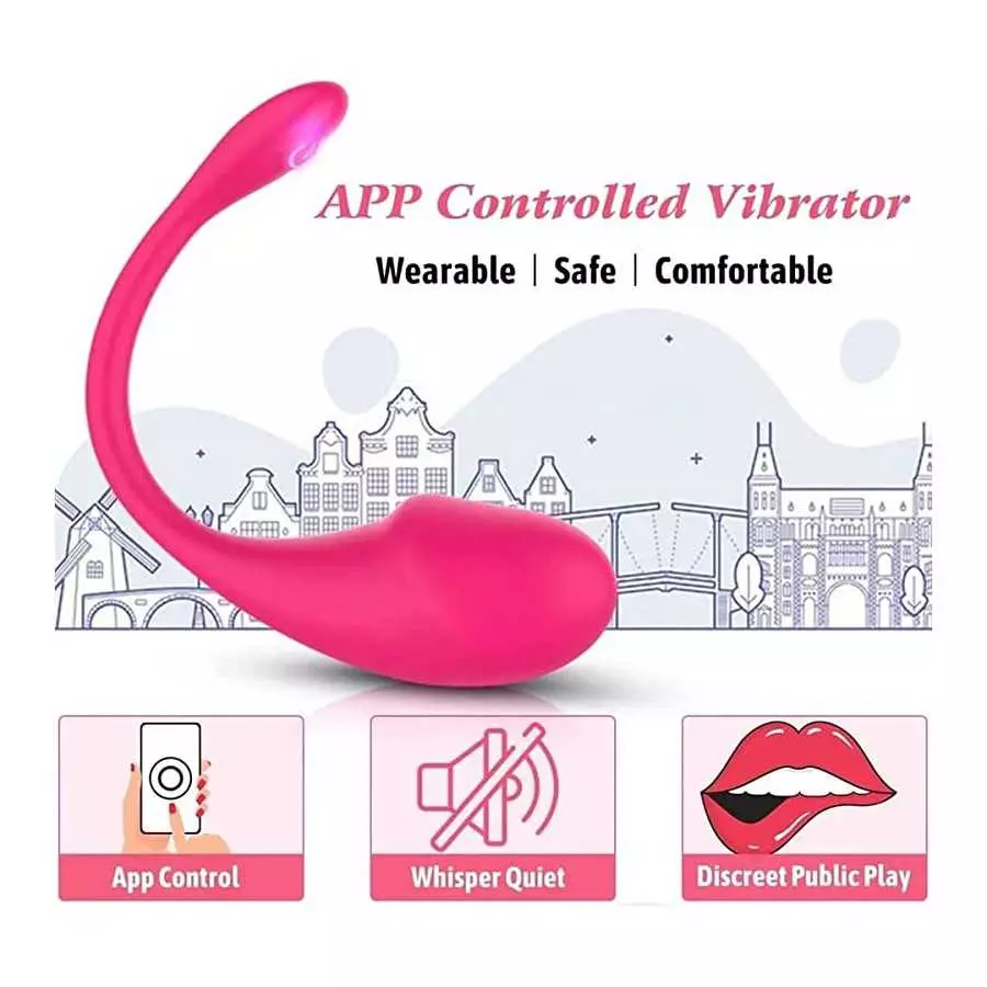 Lush 3 Bullet Vibrator, Wearable Bluetooth Stimulator Dildo with APP Control, Wearable Vibrating Panties Vaginal Stimulator Clit