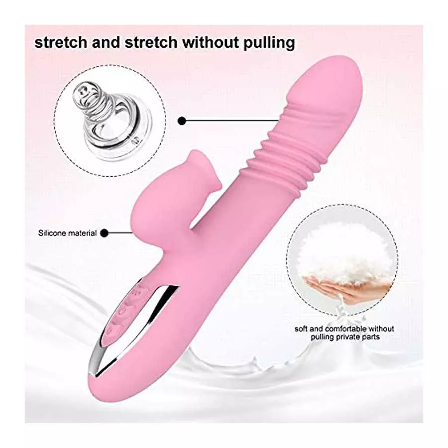 Toy Rose for Women Rabbit Vibrator Massage Vibrations G-spot Rechargeable Couple Heating Function Sex Toys Powerful Clitoris Vib