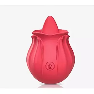 Rose Vibrators Toys Female Tongue Licking Silicone Clitoris Stimulator Massager Adults Intimate Goods Sex Toys for Women