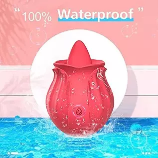 Rose Vibrators Toys Female Tongue Licking Silicone Clitoris Stimulator Massager Adults Intimate Goods Sex Toys for Women