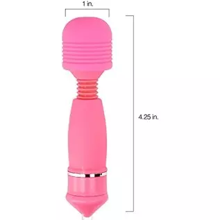 Mini Personal Wand Massager for Women Discreet Adult Clit Sex Toy Vibrator for Clitoral Stimulation