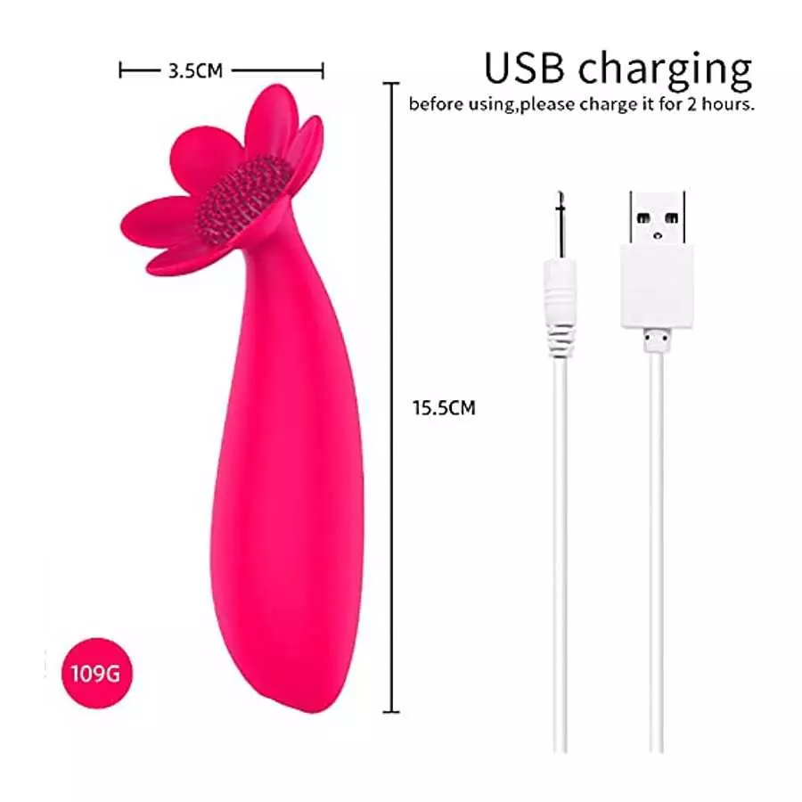 G spot Vibrator Ladies Sex Toy, Clitoral Vibrator Stimulate Female Vagina 10 Modes, Flower Female Vagina Vibrator Masturbation V