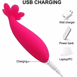 G spot Vibrator Ladies Sex Toy, Clitoral Vibrator Stimulate Female Vagina 10 Modes, Flower Female Vagina Vibrator Masturbation V