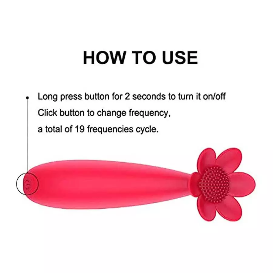 G spot Vibrator Ladies Sex Toy, Clitoral Vibrator Stimulate Female Vagina 10 Modes, Flower Female Vagina Vibrator Masturbation V