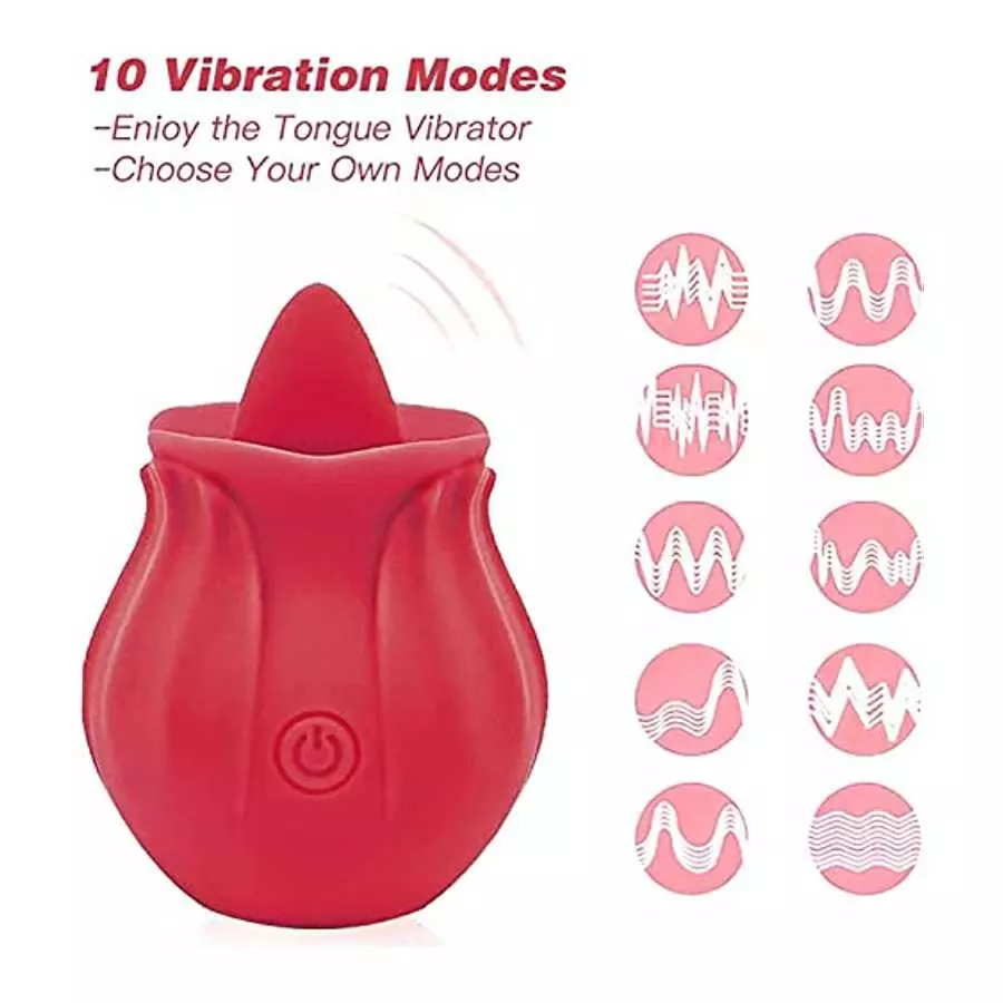 Female Lick and Suck Clitoris Stimulator - Functional Toy for Couples, Rechargeable Female Rose Toy Inside Hair