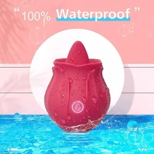 Rose Sex Stimulator for Women, Sex Tongue for Licking Toy for Women Vibrator Sex Stimulator Sweet Spot Clitoris Masturbating Thi