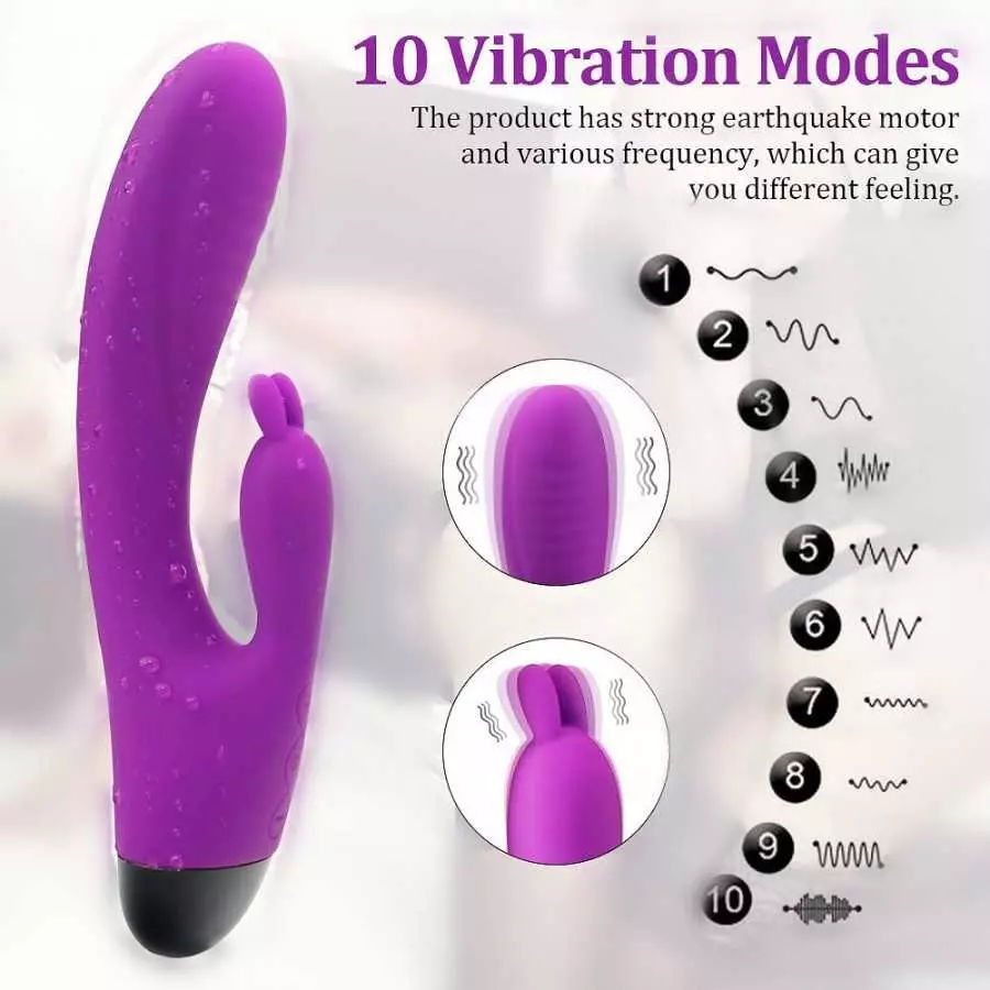 Rose Toy for Women- Tongue Licking Rose Vibrator with 9 Licking & Vibrating Modes for G spot Stimulation, Vaginal Anal Nipple To