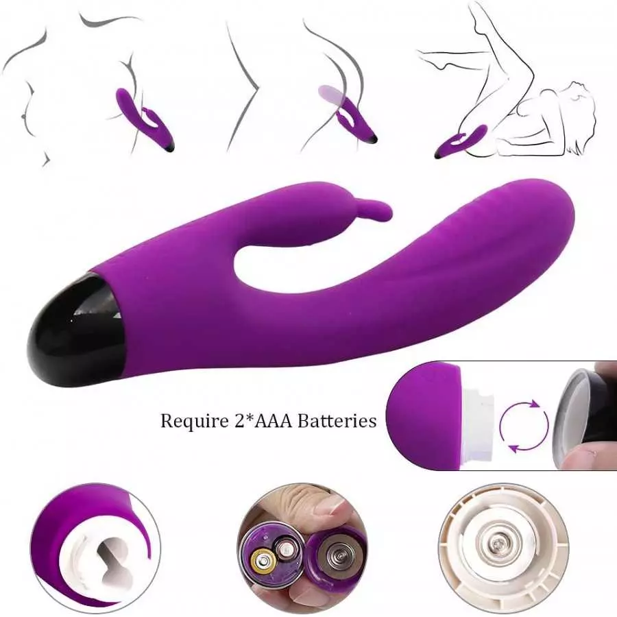 Rose Toy for Women- Tongue Licking Rose Vibrator with 9 Licking & Vibrating Modes for G spot Stimulation, Vaginal Anal Nipple To