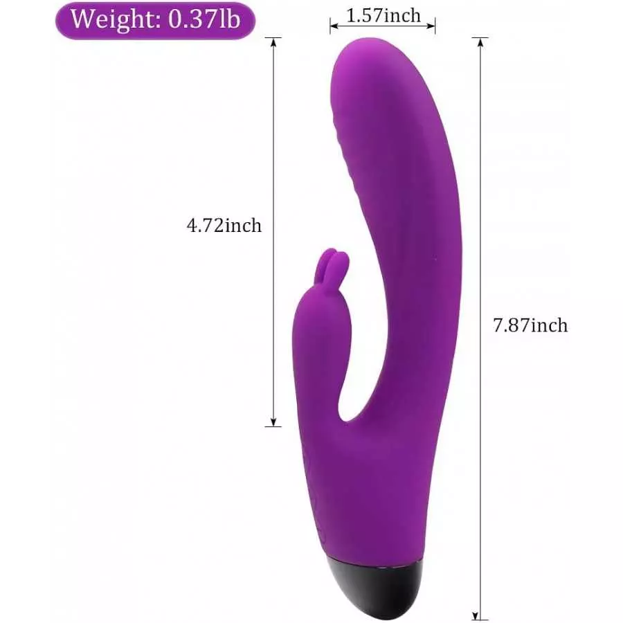 Rose Toy for Women- Tongue Licking Rose Vibrator with 9 Licking & Vibrating Modes for G spot Stimulation, Vaginal Anal Nipple To