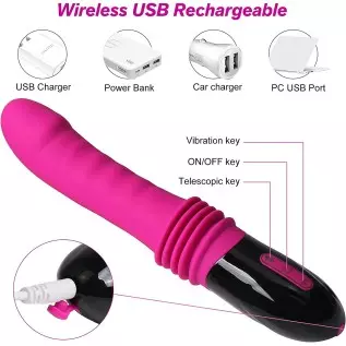 G Spot Vibrator for Women,3 in 1 Dildo Vibrator,Silicone Sex Toy with Realistic Glans,10 Vibration Patterns for Clitoris Vagina 