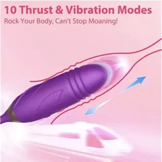 Rose Toy Vibrator for Women, 3 in 1 Clitoris Vibrators G-Spot Stimulator for Couples and Lovers Pleasure, Magnetic Rechargeable 