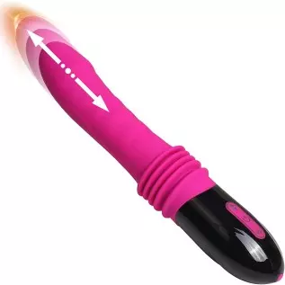 G Spot Vibrator for Women,3 in 1 Dildo Vibrator,Silicone Sex Toy with Realistic Glans,10 Vibration Patterns for Clitoris Vagina 